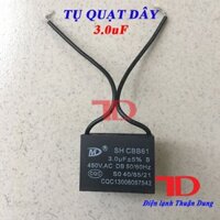Combo 10 tụ quạt dây 3.0uf, capa quạt 3.0 TD Điện lạnh Thuận Dung