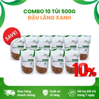 Combo 10 Túi Đậu lăng xanh Sức Khỏe Xanh, mỗi Túi 500g - Nhập khẩu từ Canada chính hãng
