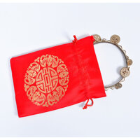Combo 10 Túi gấm màu đỏ Thượng Hải phong thủy TÀI LỘC VÀ MAY MẮN PCCB MINGT