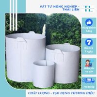 [Combo 10 túi] Túi Vải Trồng Cây 2 Quai, Túi vải ươm dưỡng kích thước 40x40 siêu rẻ, siêu bền, tiện lợi, dễ sử dụng