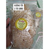 Combo 10 túi zip bánh tráng vuông tỏi chay đựng túi zip (chay mặn đều dùng được)