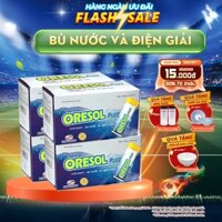 Combo 10 tuýp viên sủi Oresol Pluz, giúp cơ thể bù nước và điện giải, tăng cường sức đề kháng, hỗ trợ miễn dịch