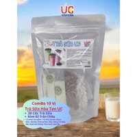 Combo 10 vị trà sữa, pha được 20ly , tặng 2 gói trân châu , giá siêu rẻ.