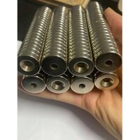 Combo 10 viên nam châm siêu cường 20x5 có lỗ hít bi sắt CAM KẾT HÀI LÒNG