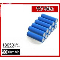 [COMBO 10 VIÊN]CELL Pin 18650 Dung lượng cao 4200mAh dùng cho sạc dự phòng,đèn pin,Tông Đơ[pin đầu bằng]