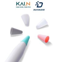 Combo 10 Vỏ Đầu Silicon Dành Cho Apple Pencil 1  Apple Pencil 2, Dux Ducis Tip Cover - Hàng Chính Hãng