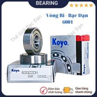 Combo 10 vòng bi bạc đạn 6001 ZZCM KOYO -hàng đẹp - chất lượng cao-Thế Giới Bạc Đạn