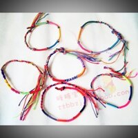 Combo 10 Vòng Thổ Cẩm Handmade Đủ Màu Sắc Dùng Đeo Tay & Chân