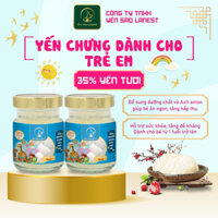 Combo 10 - Yến Sào cho bé KIDS IQ  35% - hủ 70ml LANEST . Giải pháp giúp bé thông minh cao lớn