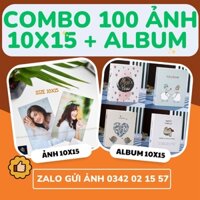 Combo 100 ảnh 10x15 + album , in ảnh theo yêu cầu - Miễn Phí Chỉnh Sửa