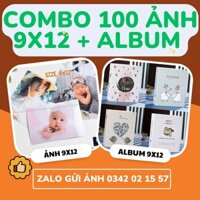 Combo 100 ảnh 9x12 + album , in ảnh theo yêu cầu - Miễn Phí Chỉnh Sửa