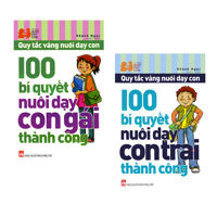 Combo 100 Bí Quyết Nuôi Dạy Con Gái Thành Công  100 Bí Quyết Nuôi Dạy Con Trai Thành Công