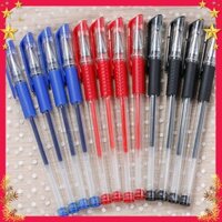 Combo 100 bút bi nước thân trơn với màu 3 màu đỏ/đen/xanh