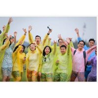 Combo 100 Cái Áo mưa nilon, áo mưa 1 lần tiện lợi thời trang