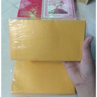 COMBO 100 CÁI BÌ THƯ TRƠN VIẾT THƯ PHÁP GIẤY NHŨ VÀNG ÁNH KIM KT 16.5X8.5CM