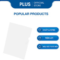 Combo 100 Cái Bìa Nhựa Tép, Bìa Lá Màu Trắng Đựng Hồ Sơ PLUS - Độ Trong Suốt Cao, Nhựa An Toàn