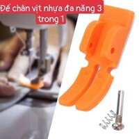 COMBO 100 CÁI ĐẾ NHỰA chân vịt đa năng 3 trong 1 T3 dùng cho máy may 1 kim công nghiệp