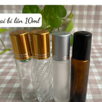 COMBO 100 CHAI BI LĂN THỦY TINH CHAI TRONG/CHAI MỜ/CHAI XOẮN/CHAI NÂU 10ML-CHAI ĐỰNG DẦU GIÓ,TINH DẦU,NƯỚC HOA