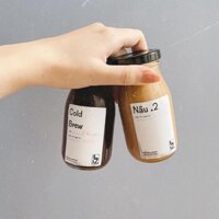 COMBO 100 CHAI THỦY TINH 200ML NẮP THIẾC ĐỰNG CAFE, SINH TỐ, SỮA HẠT, CHƯNG YẾN