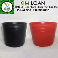 Combo 100 chậu nhựa mềm C9 21x16cm dày và bền