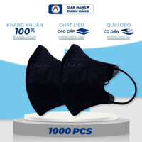 Combo 100 chiếc khẩu trang 5D Thịnh Phát (đen, trắng, xám)