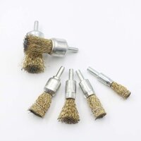 Combo 100 chổi đánh rỉ sắt rỉ sét dạng bút chôi 6mm lắp máy khoan