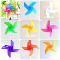 Combo 100 chong chóng 7 màu cắm que cầm tay hoặc treo dây loại dày (ảnh thật) trang trí trường học, khu du lịch