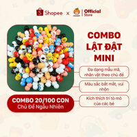 [Combo 100 Con] Lật Đật Mini Size 3 x 3.5 cm Cute Phô Mai Que - Đa Dạng Chủ Đề Squid Game, Doraemon, Pokemon, v.v Cho Bé