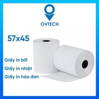 Combo 100 cuộn Giấy in Nhiệt K57-45 Bill Hóa Đơn Nhiệt