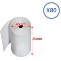 Combo 100 cuộn Giấy in Nhiệt K80-45 Bill Hóa Đơn Nhiệt