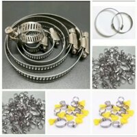 Combo 100 đai siết inox và siết tay vặn - siết dây vàng chất liệu không gỉ sét