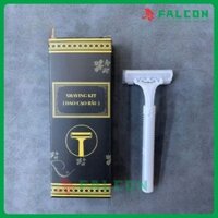 Combo 100 Dao Cạo Râu Trắng Sứ, Lưỡi Dao Sắc Bén, Dao Cạo Râu Dùng 1 Lần Đóng Bao Bì Thân Thiện Môi Trường