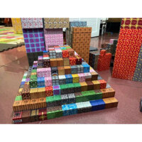 Combo 100 đến 500 Khối nam châm Minecraft từ tính đa dạng , Đồ chơi nam châm lắp ghép hút 6 mặt