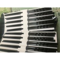 Combo 100 đôi đũa melamine xoắn hai đầu màu đen /trắng