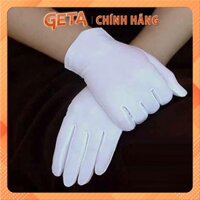 Combo 100 Đôi Găng Tay Vải Cotton trắng