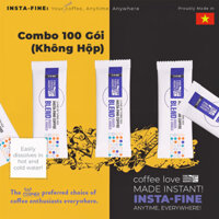 Combo 100 Gói Cà phê Hòa Tan FCA Insta-Fine Blend (Arabica & Robusta) Pha lạnh - Không kèm hộp