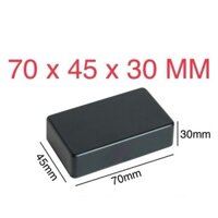 COMBO 100 Hộp 70x45x30mm. Hộp nhựa đựng mạch điện tử