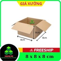 Combo 100 hộp carton 8x8x8 / thùng carton /thùng giấy carton