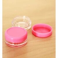 Combo 100 hũ nhựa pet chiết mỹ phấm đáy tròn 3g