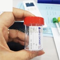 (Combo 100 lọ) lọ đựng mẫu bệnh phẩm lưu mẫu có nắp màu đỏ 50ml lọ đựng phân lọ đựng nước tiểu