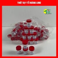 [Combo 100 lọ] Lọ Đựng Mẫu Bệnh Phẩm Lưu Mẫu Có Nắp Màu Đỏ 50ML Lọ Đựng Phân Lọ Ly Đựng Nước Tiểu