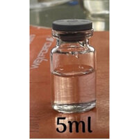 Combo 100 lọ thuỷ tinh 5ml kèm nắp cao su mới