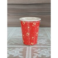 Combo 100 ly giấy cafe nóng 9oz (280ml) 2PE in hình thân thiện mỗi trường + nắp nhựa bằng