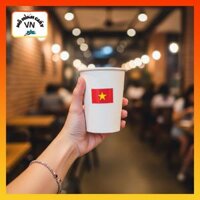 Combo 100 Miếng Dán Sticker Cờ Việt Nam Dán Ly Nước