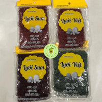 COMBO 100 Miếng Lưới Rửa Chén Bát, Miếng, Giẻ Rửa Bát Đĩa Màu Đỏ Loại To, Lưới Việt, Lưới Sum