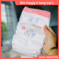 Combo 100 miếng Tã Dán Hipgig ⚡ HÀNG LOẠI 1⚡ Bỉm tã dán trẻ em hàng siêu cấp siêu thấm hút, mềm mịn an toàn cho da bé