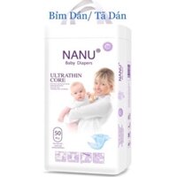 combo 100 miếng tã dán nanubaby S 100/ M 100