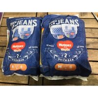 combo 100 miếng tả quần Huggies phiên bản jeans size M