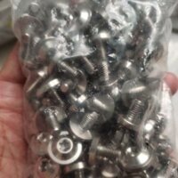 Combo 100 ốc 6li10 phôi trắng