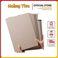 Combo 100 Tấm Carton Lạnh 3 Lớp Khoảng 2mm Làm Bìa Sổ Tay, Đồ Handmade Khổ 9.5cm X 13.5cm